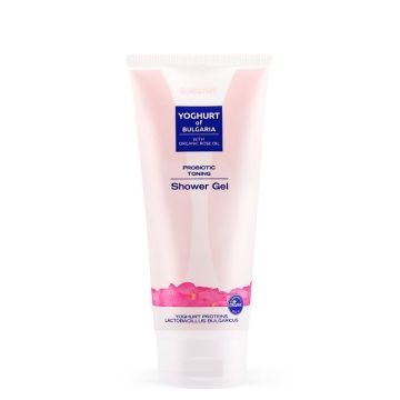 Biofresh Yoghurt of Bulgaria with Organic Rose Oil Пробиотичен тонизиращ душ гел за тяло х200 мл