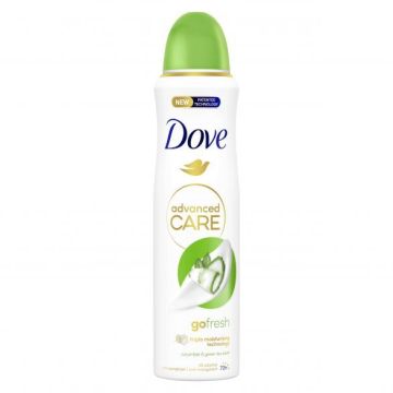 Dove Advanced Care Go Fresh Дезодорант за жени с аромат на краставица и зелен чай, 72 часа х150 мл