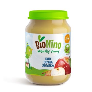 Bionino Био плодово пюре сочна ябълка за деца над 4 месечна възраст x190 грама