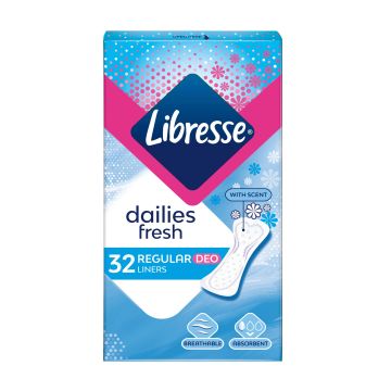 Libresse Daily Fresh Ежедневни дамски превръзки х32 броя