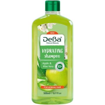 DeBa Natural Beauty Хидратиращ шампоан с ябълка и алое вера за нормална коса x500 мл