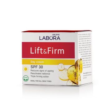 Aroma Labora Lift&Firm Дневен крем за лице против стареене на кожата със слънцезащитен фактор 30 х50 мл