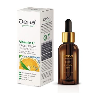 DeBa Vitamin C Серум за лице с 15% Витамин С x30 мл