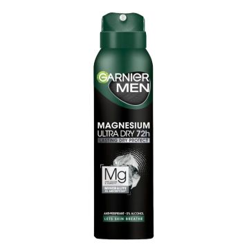 Garnier Men Magnesium Ultra Dry Део спрей против изпотяване за мъже х150 мл