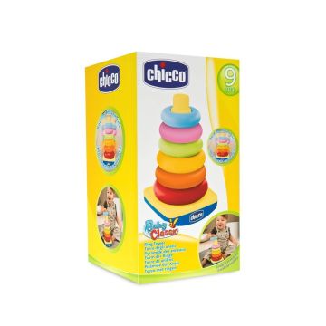 Chicco Детска играчка кула с рингове подходящ от 9 до 36 месеца