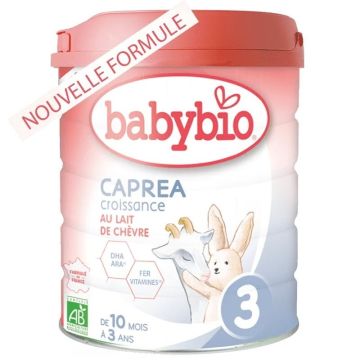 Babybio Caprea 3 Биологично козе мляко за кърмачета над 10 месеца  x800 грама