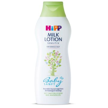 Hipp Baby Sanft Бебешко тоалетно мляко за нормална и чувствителна кожа х350 мл