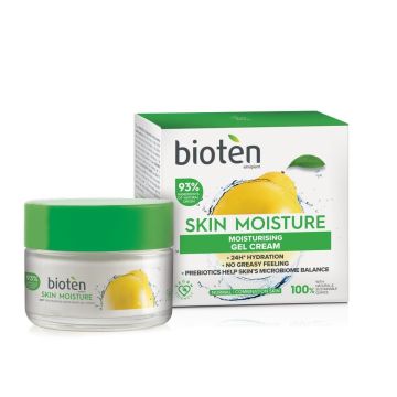 Bioten Skin Moisture Хидратиращ крем за лице с дюля за нормална и комбинирана кожа х50 мл