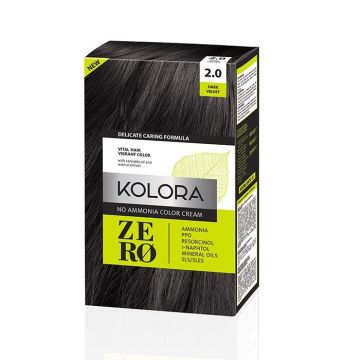 Kolora Zero Безамонячна полутрайна крем-боя за коса 2.0 Тъмно кадифе