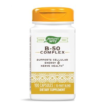 Витамин B50 комплекс х100 капсули Nature's Way