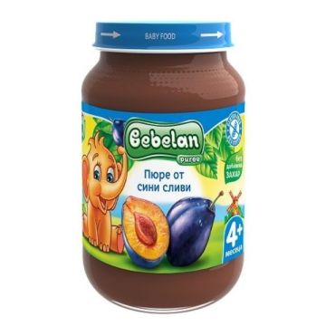 Bebelan Пюре от сини сливи за деца над 4 месеца х190 грама