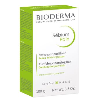 Bioderma Sebium Пречистващо измивно барче за комбинирана до мазна кожа x100 грама