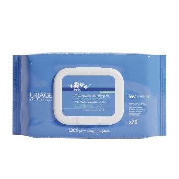 Uriage Bebe Термални почистващи мокри кърпички за бебета и деца х70 броя