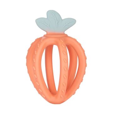 Canpol babies Силиконова чесалка 3D ягода, оранжева 80/400