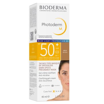 Bioderma Photoderm M Слънцезащитен крем за предотвратяване на пигментации SPF50+ x40 мл, Brown