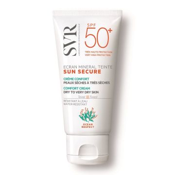 SVR Sun Secure Оцветен слънцезащитен тониращ крем за суха и много суха кожа SPF50+ x50 мл