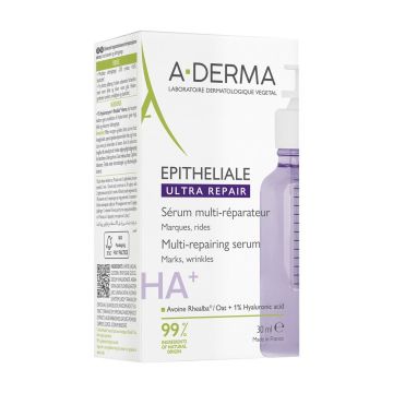 A-Derma Epitheliale Ultra Repair HA+ Мулти-възстановяващ серум за лице х30 мл