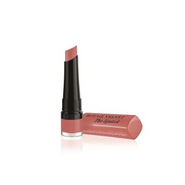 Bourjois Rouge Velvet Matte Дълготрайно матиращо червило, цвят 02 Flaming’ Rose