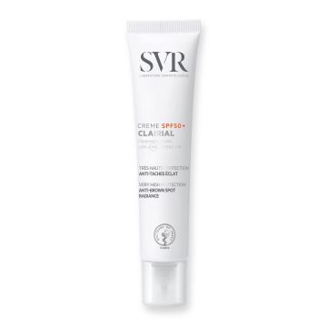 SVR Clairial Депигментиращ крем за лице SPF50+ за чувствителна кожа x40 мл
