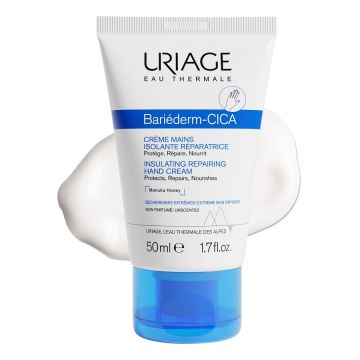Uriage Bariederm-Cica Възстановяващ и подхранващ крем за ръце за суха и увредена кожа x50 мл