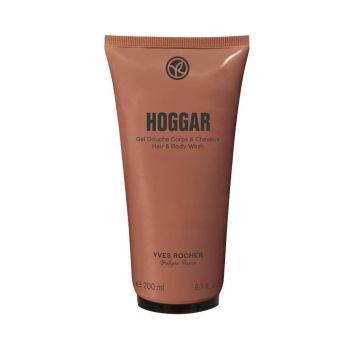 Yves Rocher Hoggar 2в1 Душ гел за тяло и шампоан за мъже х200 мл
