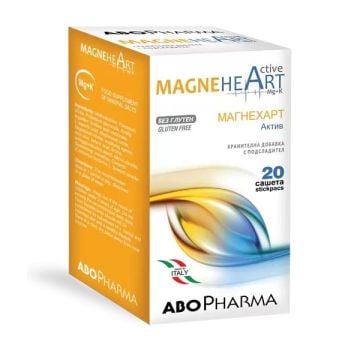 Магнехарт Актив За добър енергиен метаболизъм х20 сашета Abopharma