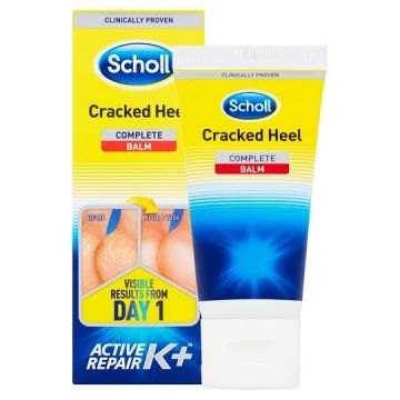 Scholl Балсам за напукани пети К+ с кератин х60 мл