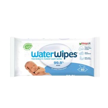 Water Wipes Бебешки мокри кърпи за чувствителна кожа х60 броя