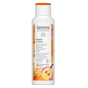 Lavera Repair and Care Био възстановяващ шампоан за суха коса х250 мл