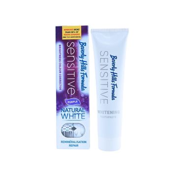 Beverly Hills Formula Natural White Sensitive Whitening Избелваща паста за чувствителни зъби x100 мл