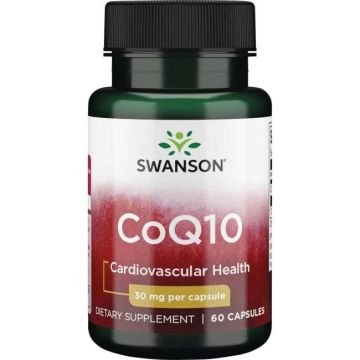 Коензим Q10 30 мг х60 капсули Swanson