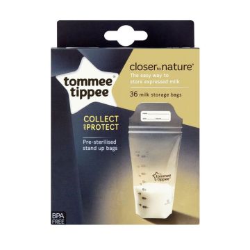 Tommee Tippee Close To Nature Торбички за съхранение на кърма x36 броя