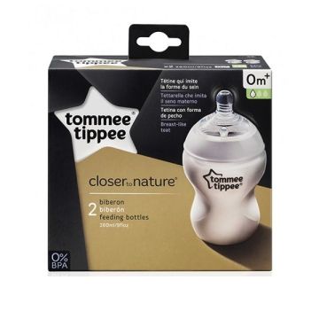 Tommee Tippee Easi - Vent Шише за хранене за деца над 0 месеца 2 x260 мл
