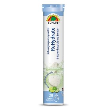 ReHydrate Разтворими електролити х10 ефервесцентни таблетки Sunlife