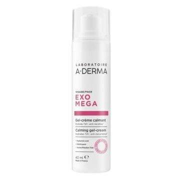 A-Derma Exomega Успокояващ и хидратиращ гел-крем за лице 40 мл