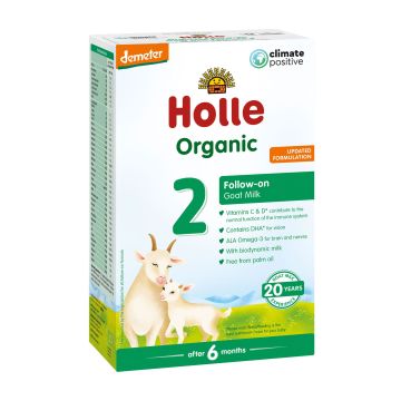 Holle Био козе мляко за подрастващи Формула 2 за бебета над 6-месечна възраст x400 грама - 210315 3