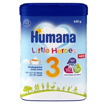 Humana Little Heroes 3 Напитка за деца след 12 месеца x650 грама