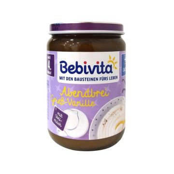 Bebivita Каша ''Лека нощ'' грис с ванилия за деца над 4 месечна възраст х190 грама - 1082