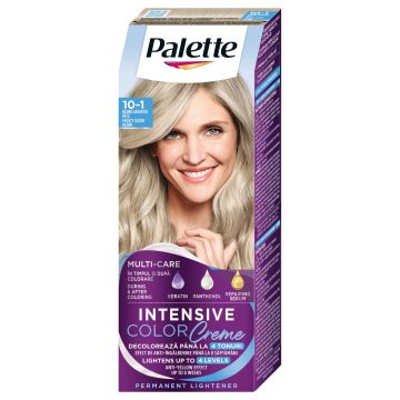 Palette Intensive Color Creme Дълготрайна крем боя за коса, 10-1 Frosty Silver Blond