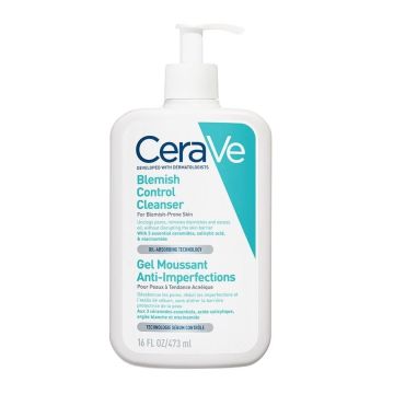 CeraVe Blemish Control Почистващ гел за лице за кожа, склонна към несъвършенства х473 мл