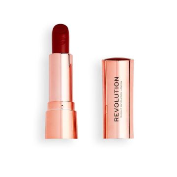 Revolution Satin Kiss Червило за устни, Ruby Red