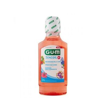 Gum Junior 6+ Вода за уста за деца на 6+ години с ягодов вкус х300 мл