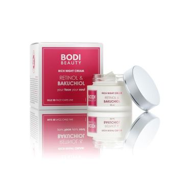 Bodi Beauty Биле RB Богат нощен крем с ретинол и бакучиол х50 мл