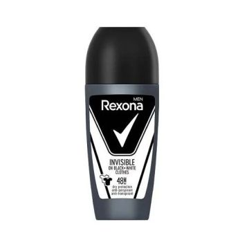 Rexona Men Invisible Black&White Део рол-он против изпотяване за мъже х50 мл