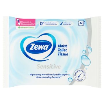 Zewa Pure Мокри кърпи x42 броя