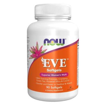 Eve Дамски мултивитамини х90 меки капсули Now Foods