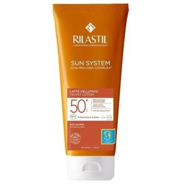 Rilastil Sun System Velvet Lotion Слънцезащитен лосион за тяло с много висока защита SPF50+ x200 мл