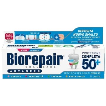 Biorepair Total Protective 50+ Паста за зъби възстановяване на зъбния емайл х75 мл