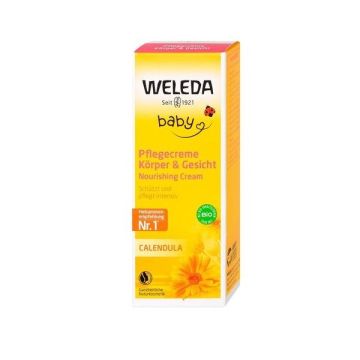 Weleda Baby Хидратиращ крем с невен за бебета и деца x75 мл