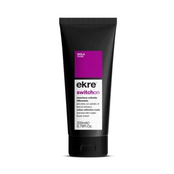 Ekre SwitchOn Маска за оцветяване и блясък, цвят Violet х200 мл
